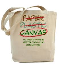 canvas grocery bag
